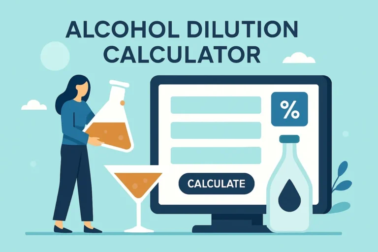 Alcohol Dilution Calculator