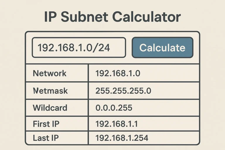 IP Subnet Calculator