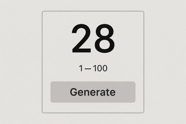 Random Number Generator