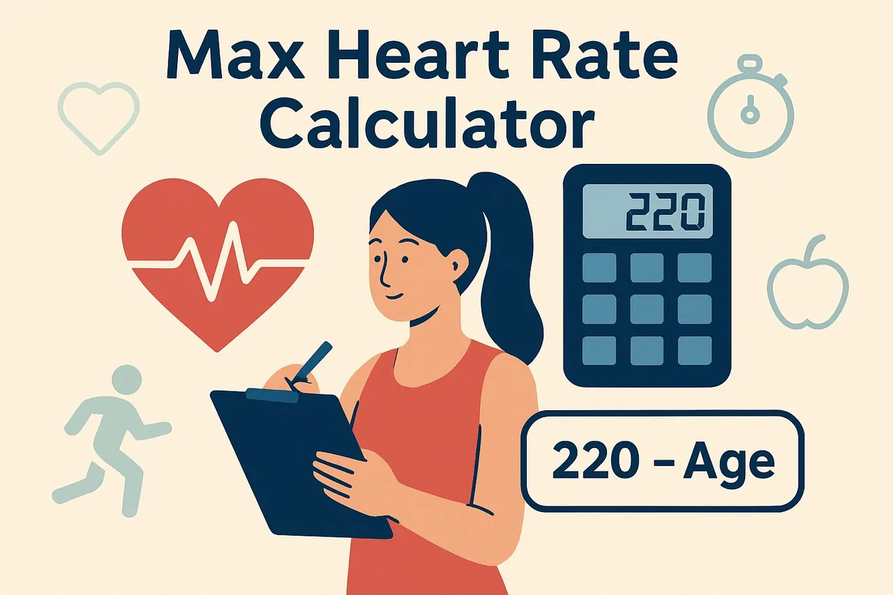 Max Heart Rate Calculator (HRmax) - Training Zones&Formulas