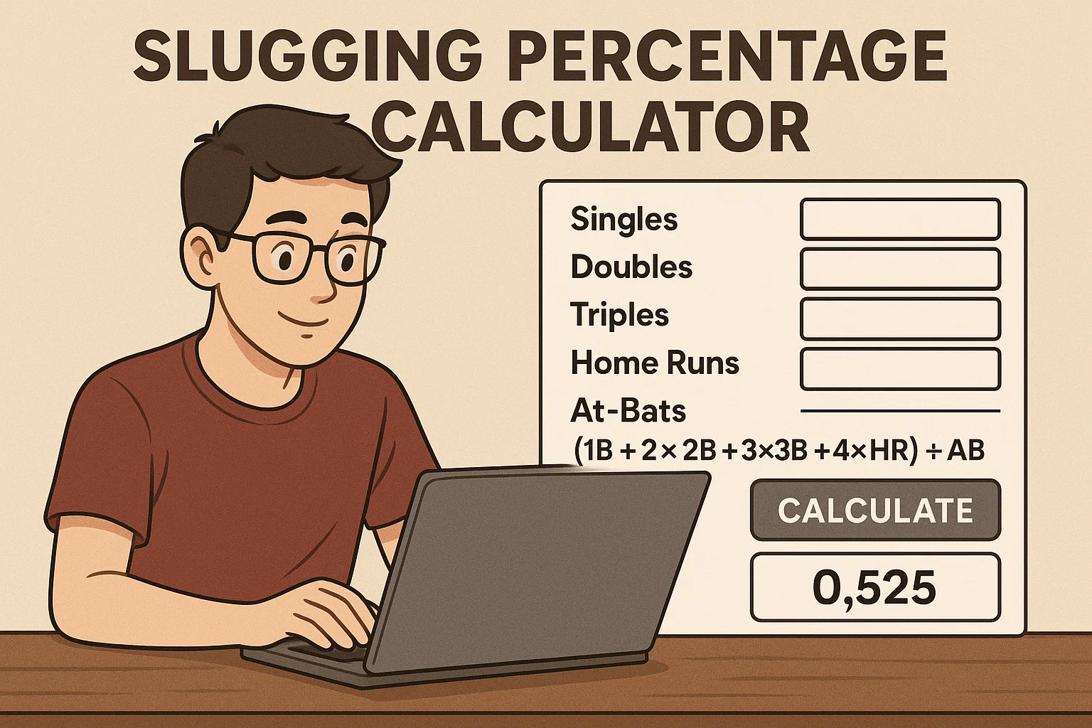 Slugging Percentage Calculator