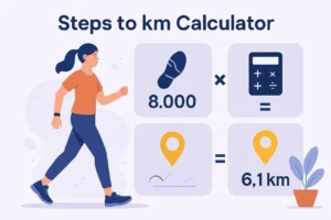 steps to km calculator