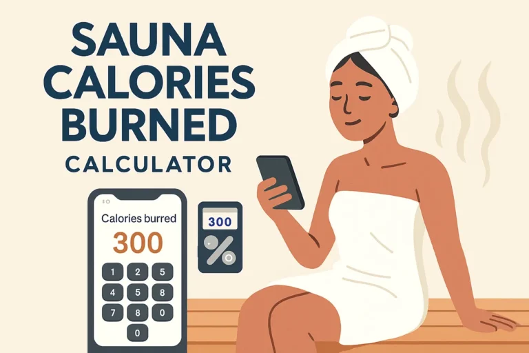 Sauna Calories Burned Calculator